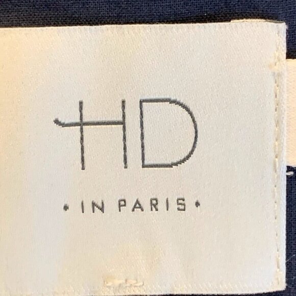 HD in Paris Anthropologie Women's Sleeveless Button Up Tunic Shirt Size 12 - Picture 7 of 15